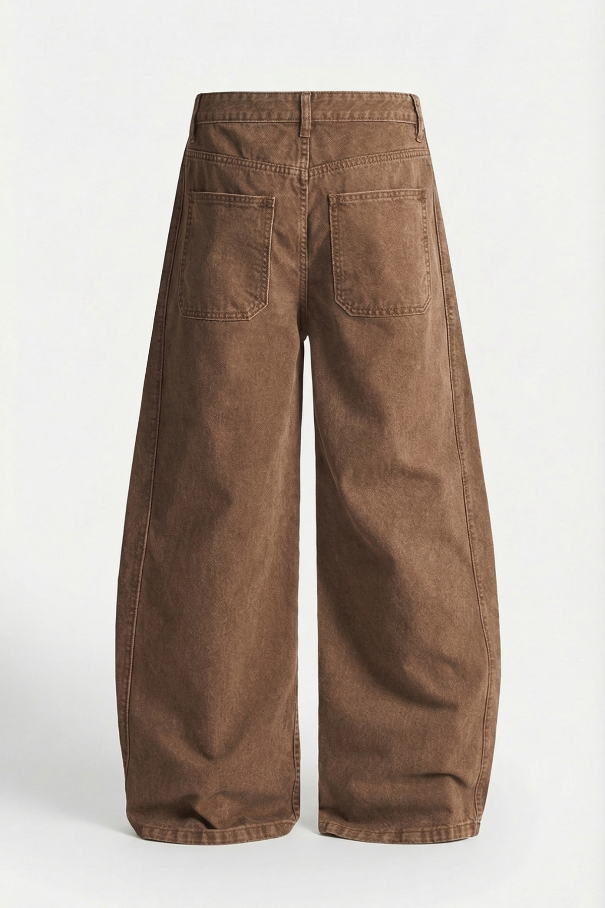 Curved Blade Brown Jeans