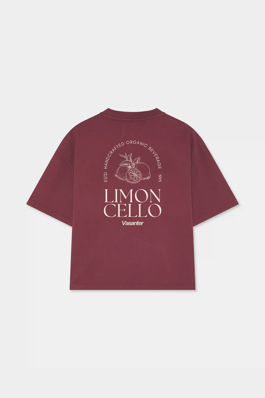 Limon Cello Burgandy T-Shirt